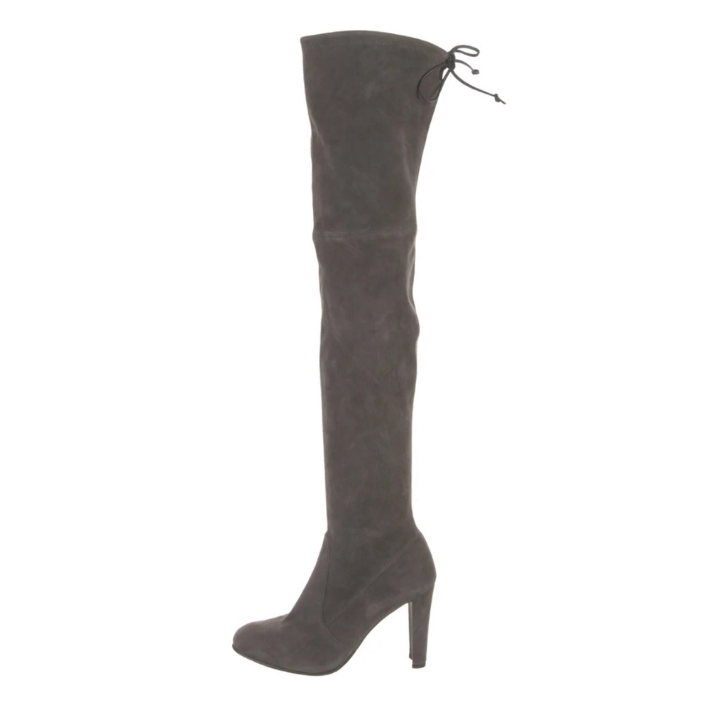 Grey Stuart Weiztman Suede Boots